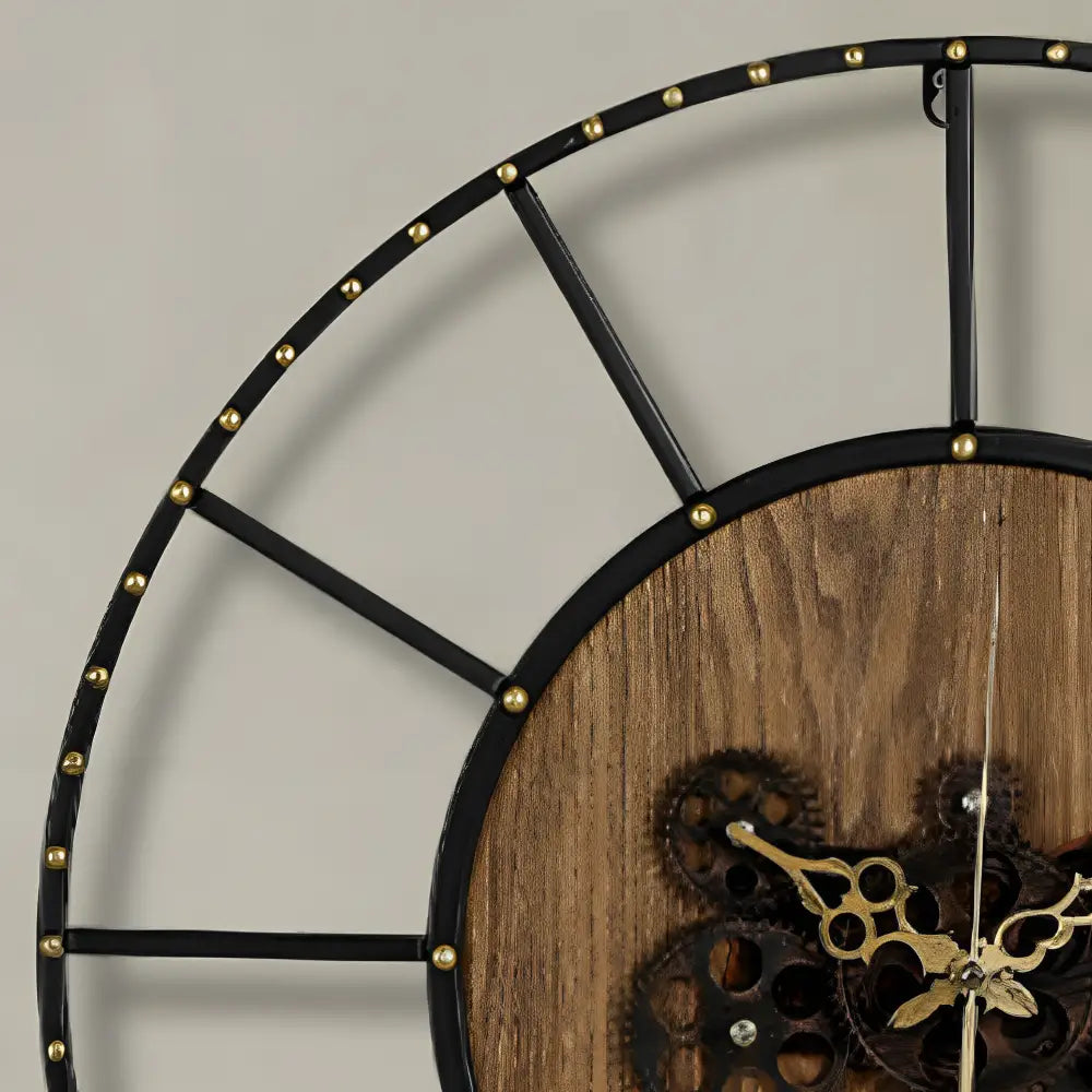 GEARIS - Grande horloge murale design à engrenage