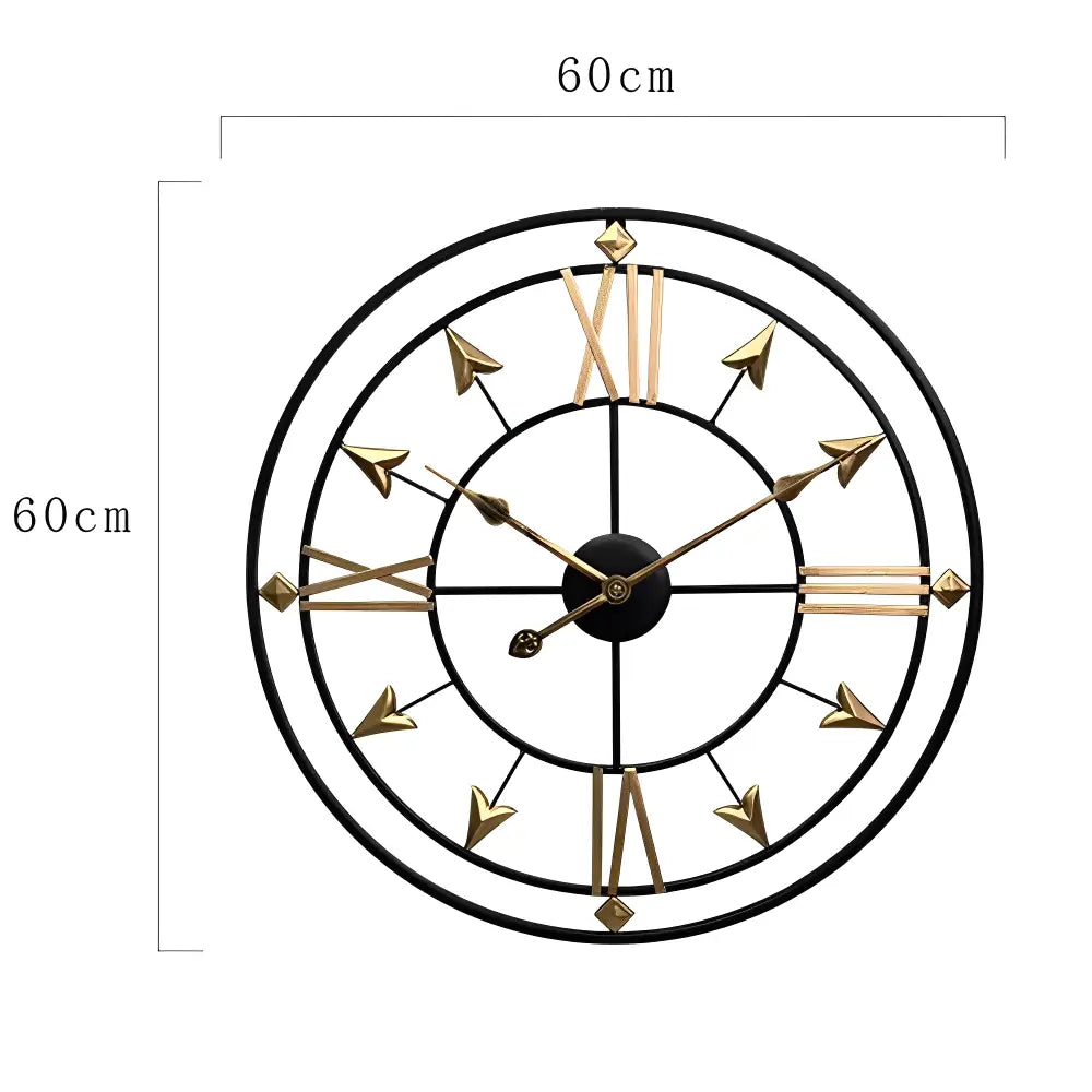 Horloge Murale Design en Métal