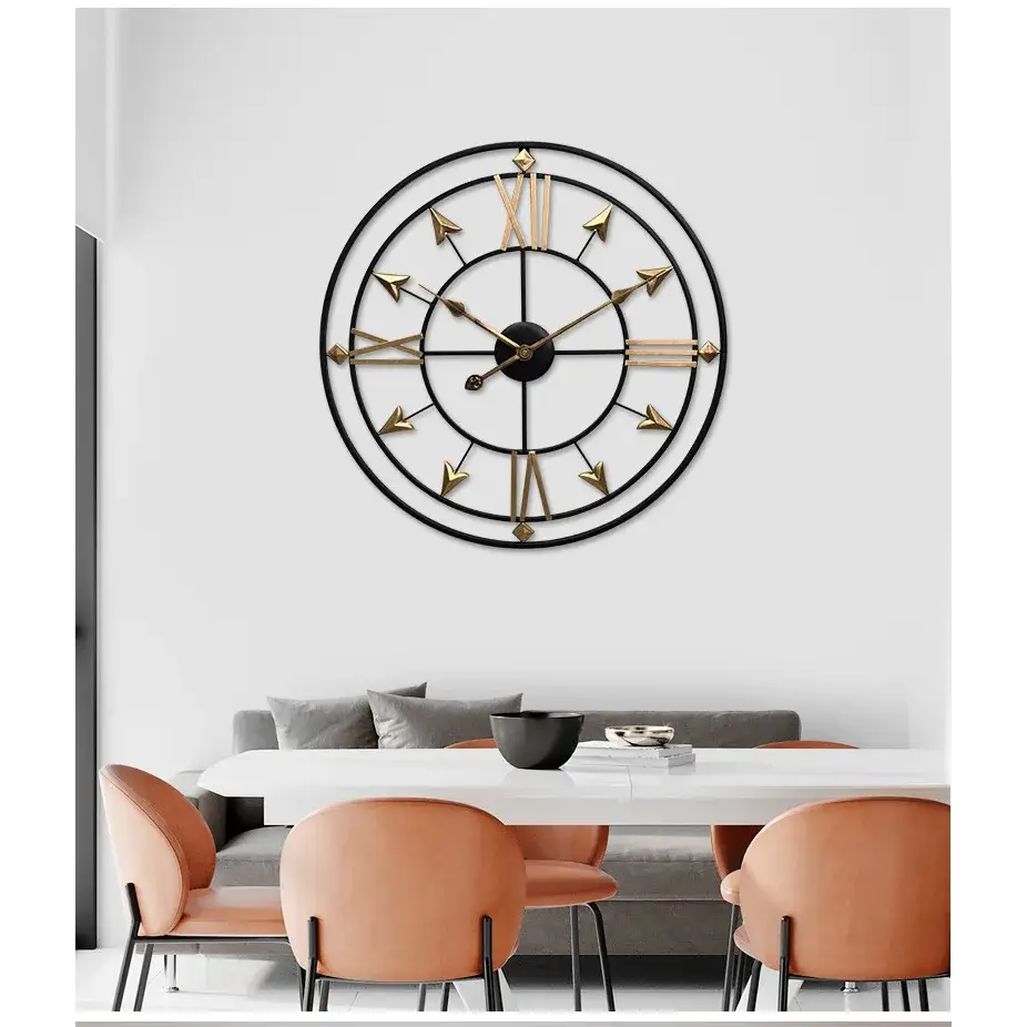 Horloge Murale Design en Métal