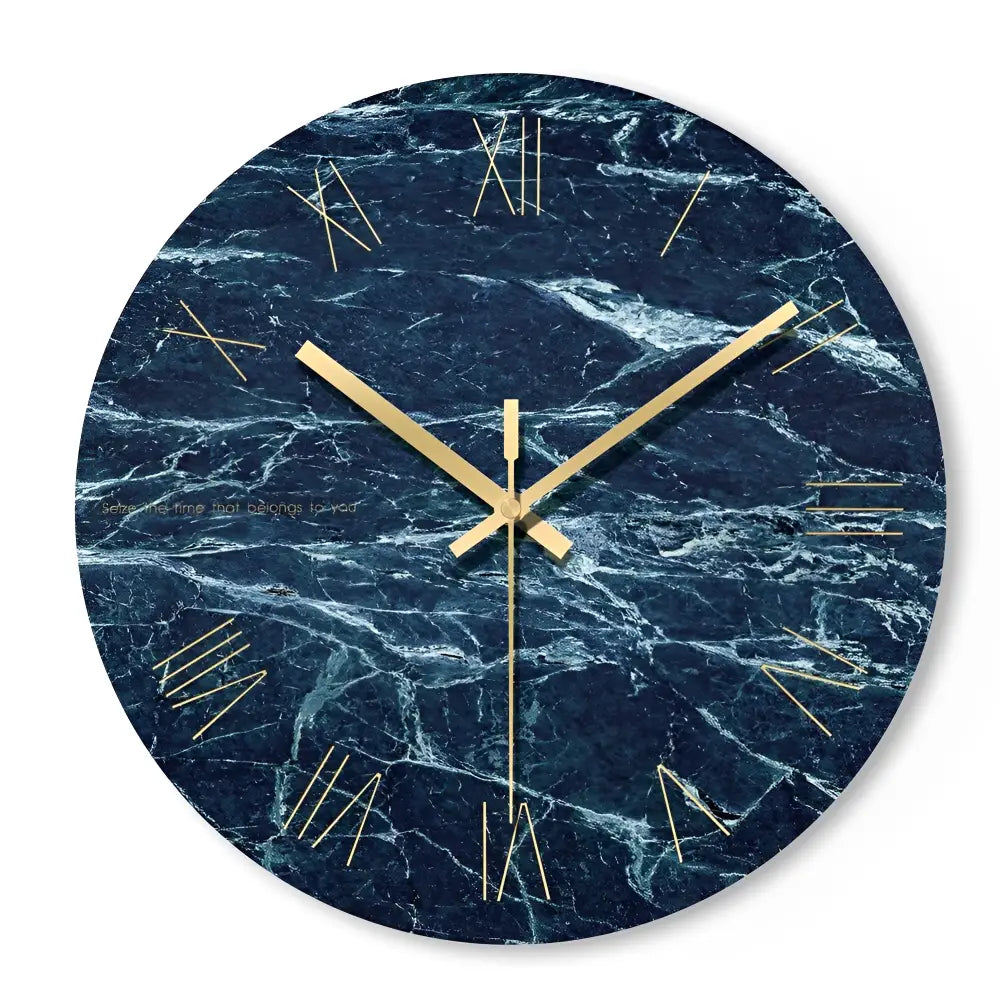 horloge murale design en verre