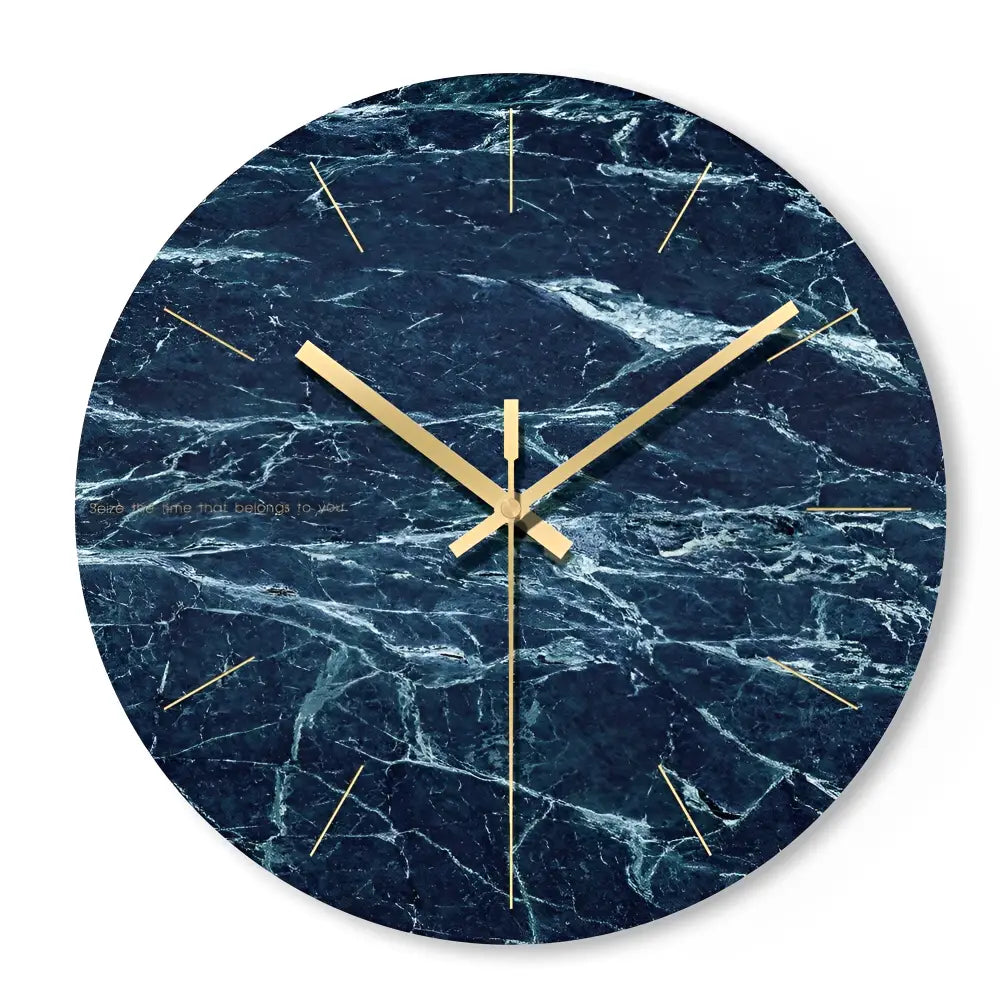 horloge murale design en verre