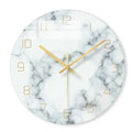 horloge murale design en verre