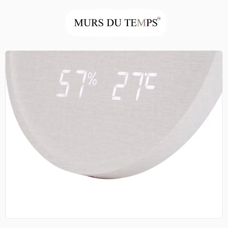 Horloge murale Digitale en Bois