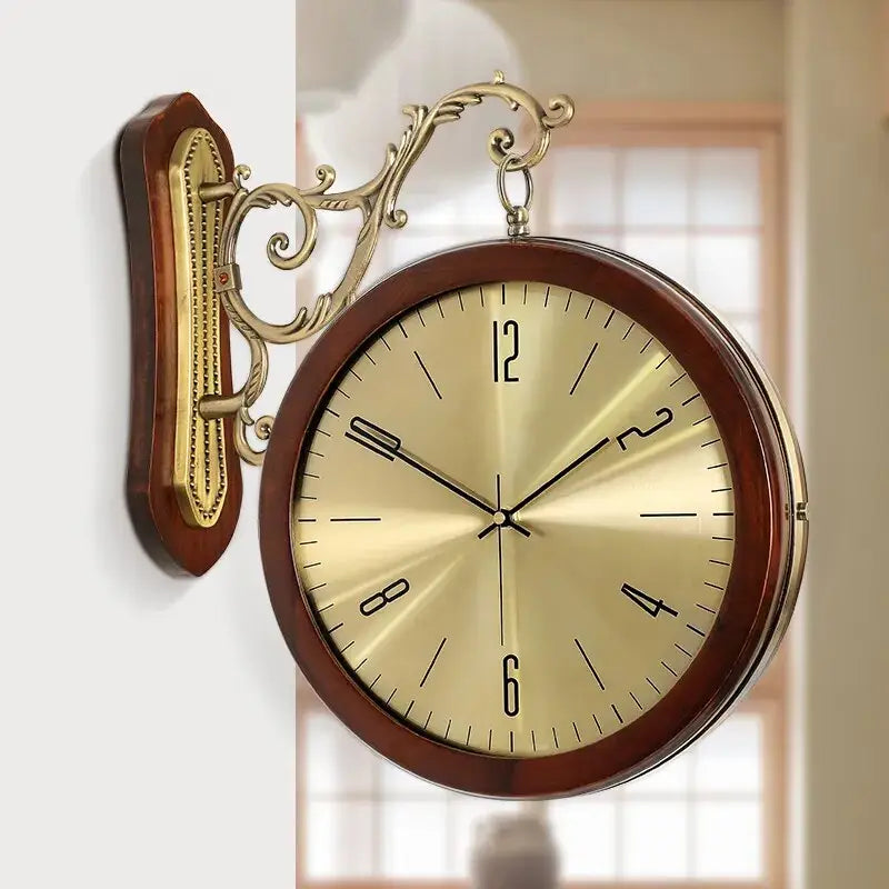 Horloge Murale Double Face Vintage