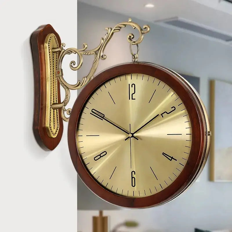Horloge Murale Double Face Vintage