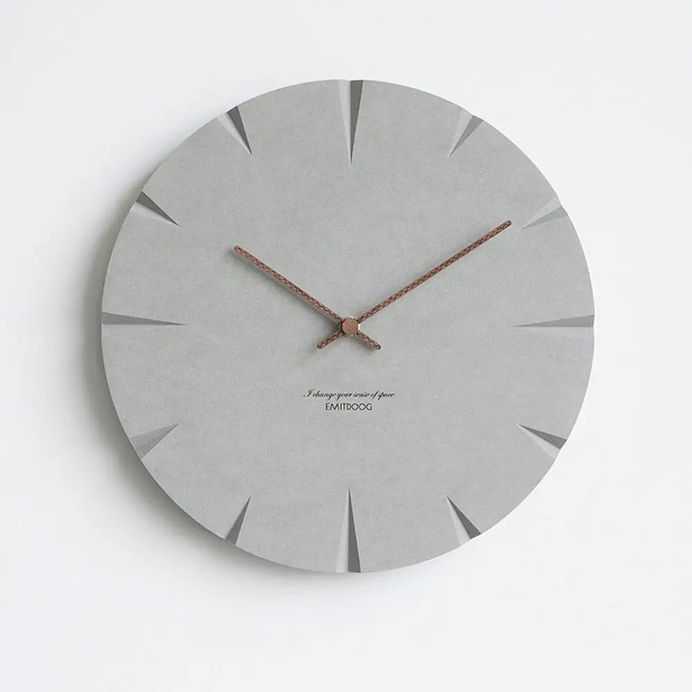 CEMENTA - Horloge murale effet béton
