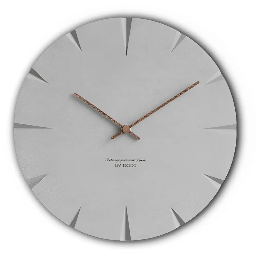 CEMENTA - Horloge murale effet béton