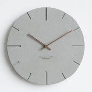 CEMENTA - Horloge murale effet béton