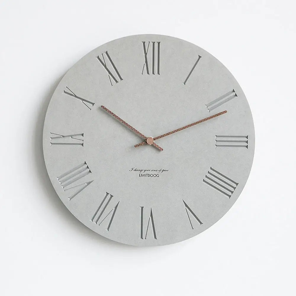 CEMENTA - Horloge murale effet béton