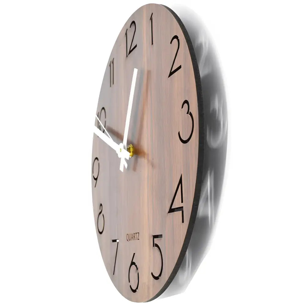 Horloge Murale en Bois Classique