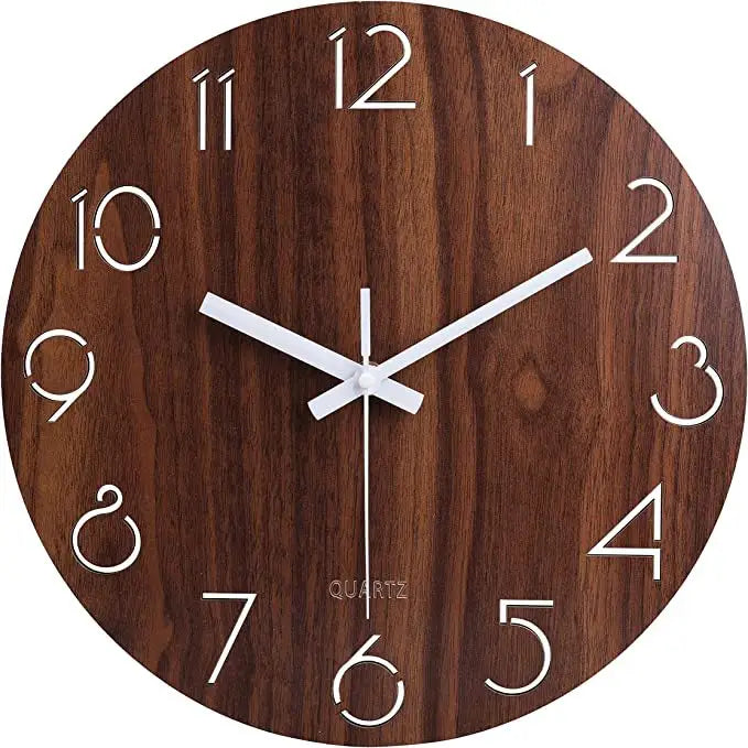 ELAN - Horloge murale bois classique 30 cm