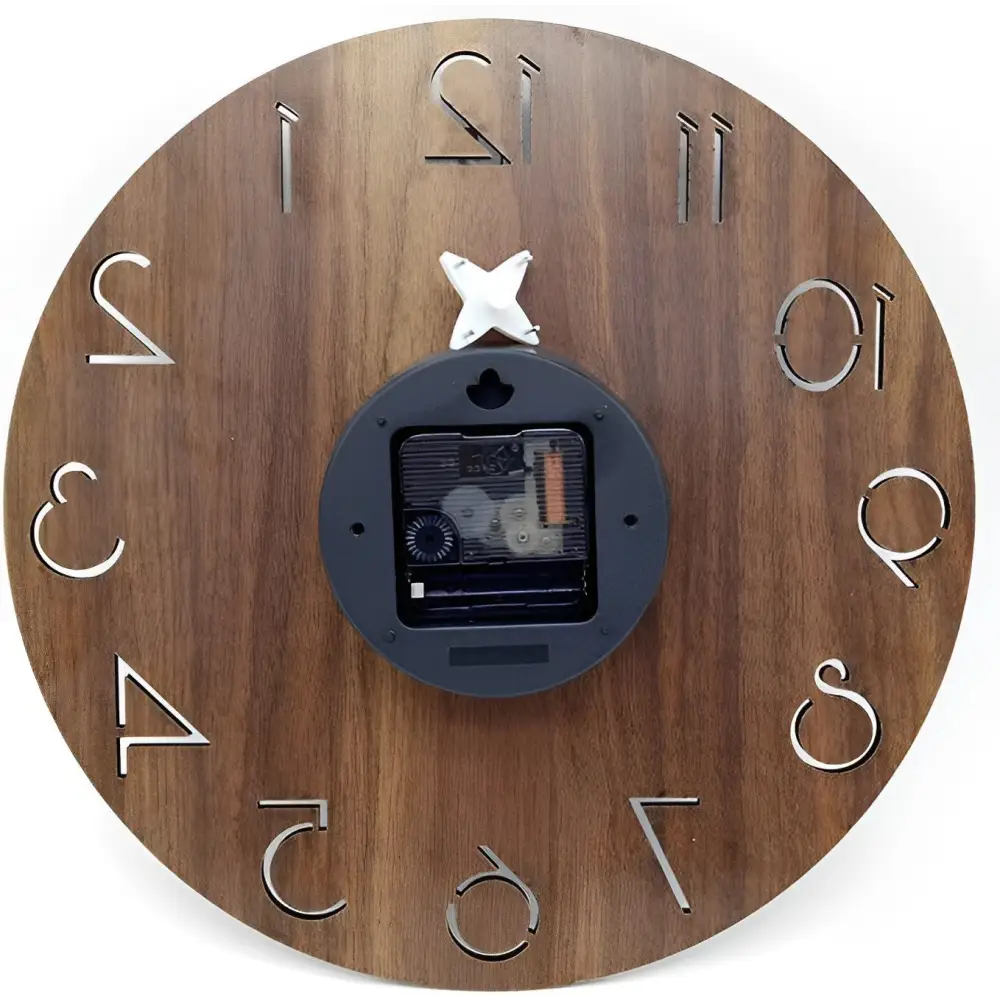 Horloge Murale en Bois Classique