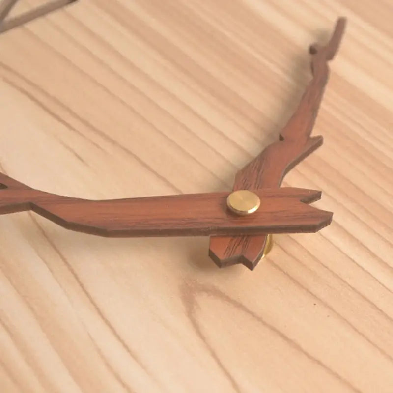 Horloge Murale en Bois de bambou