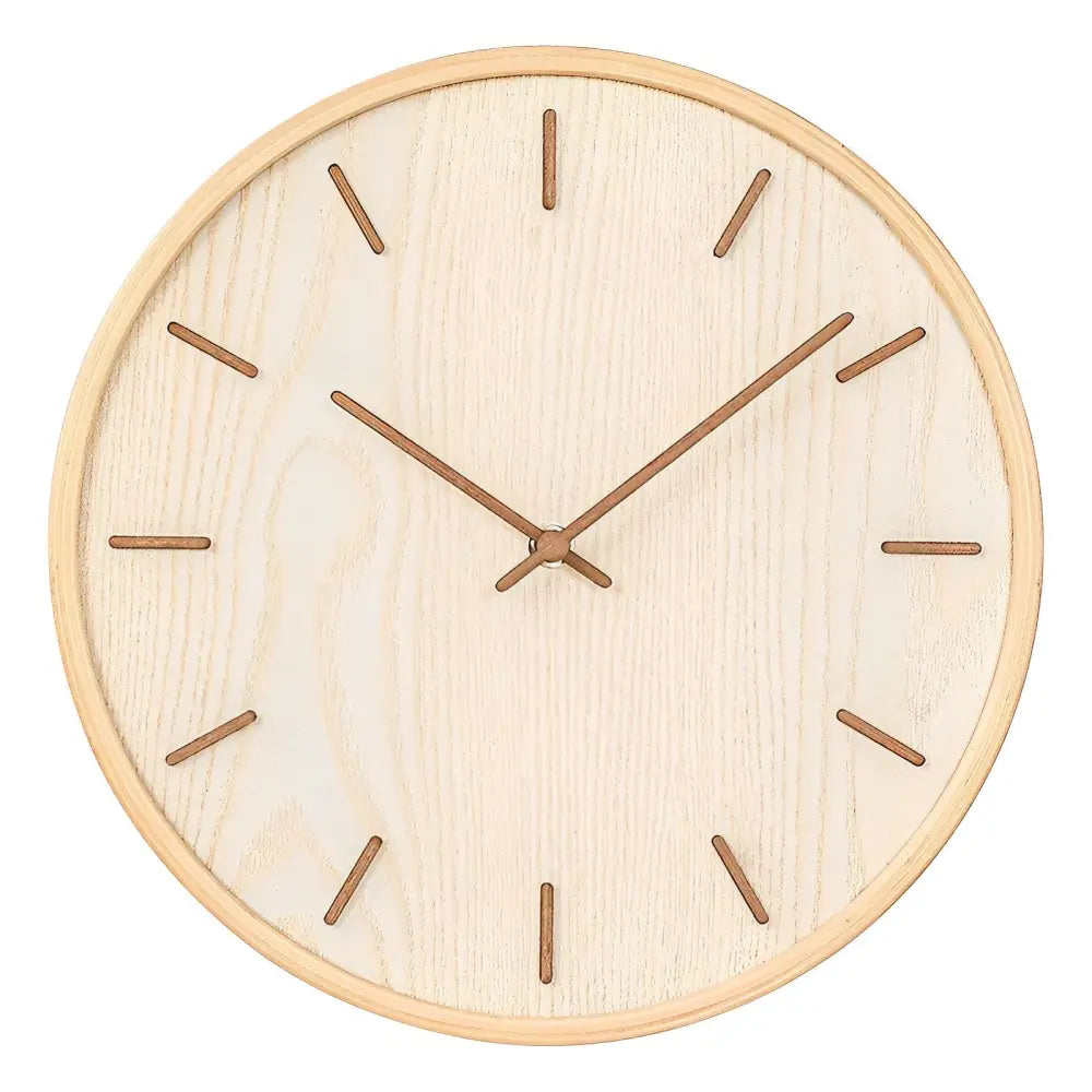 NATURA - Horloge murale bois naturel 30 cm