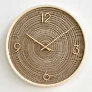 DUNA - Horloge murale sable dore