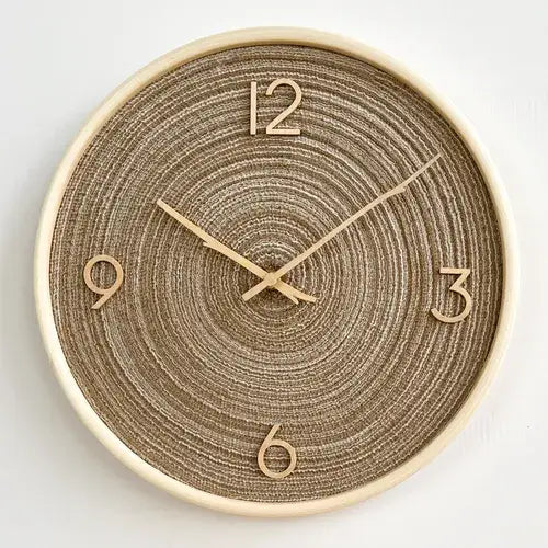 DUNA - Horloge murale sable dore