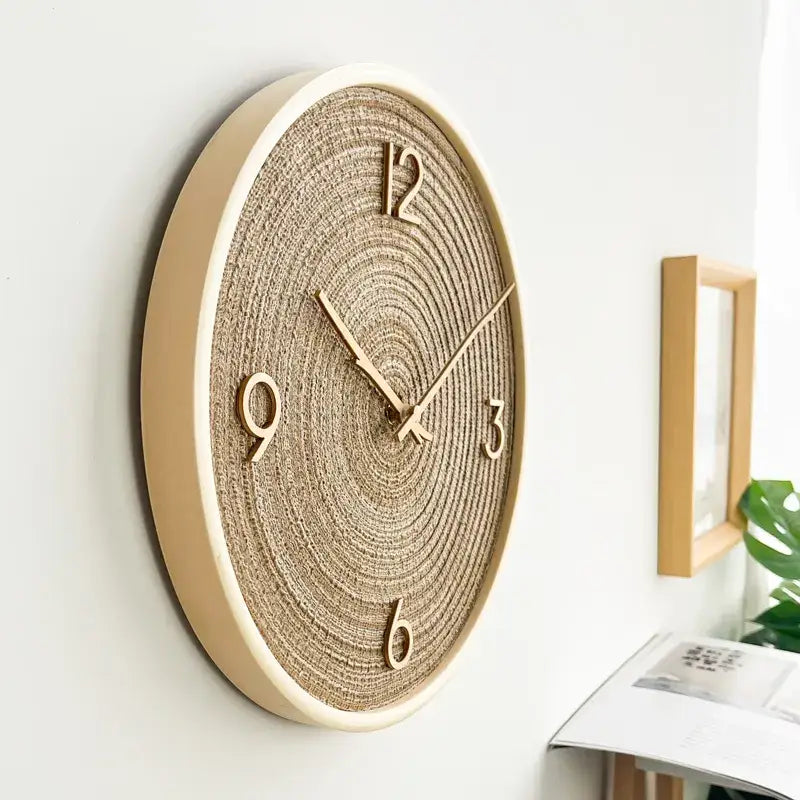 Horloge Murale Sable Doré