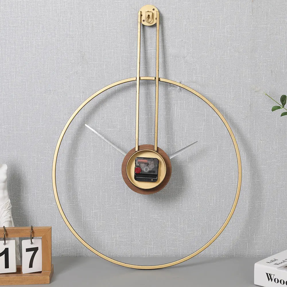 SUSPENS - Horloge murale cercle suspendu