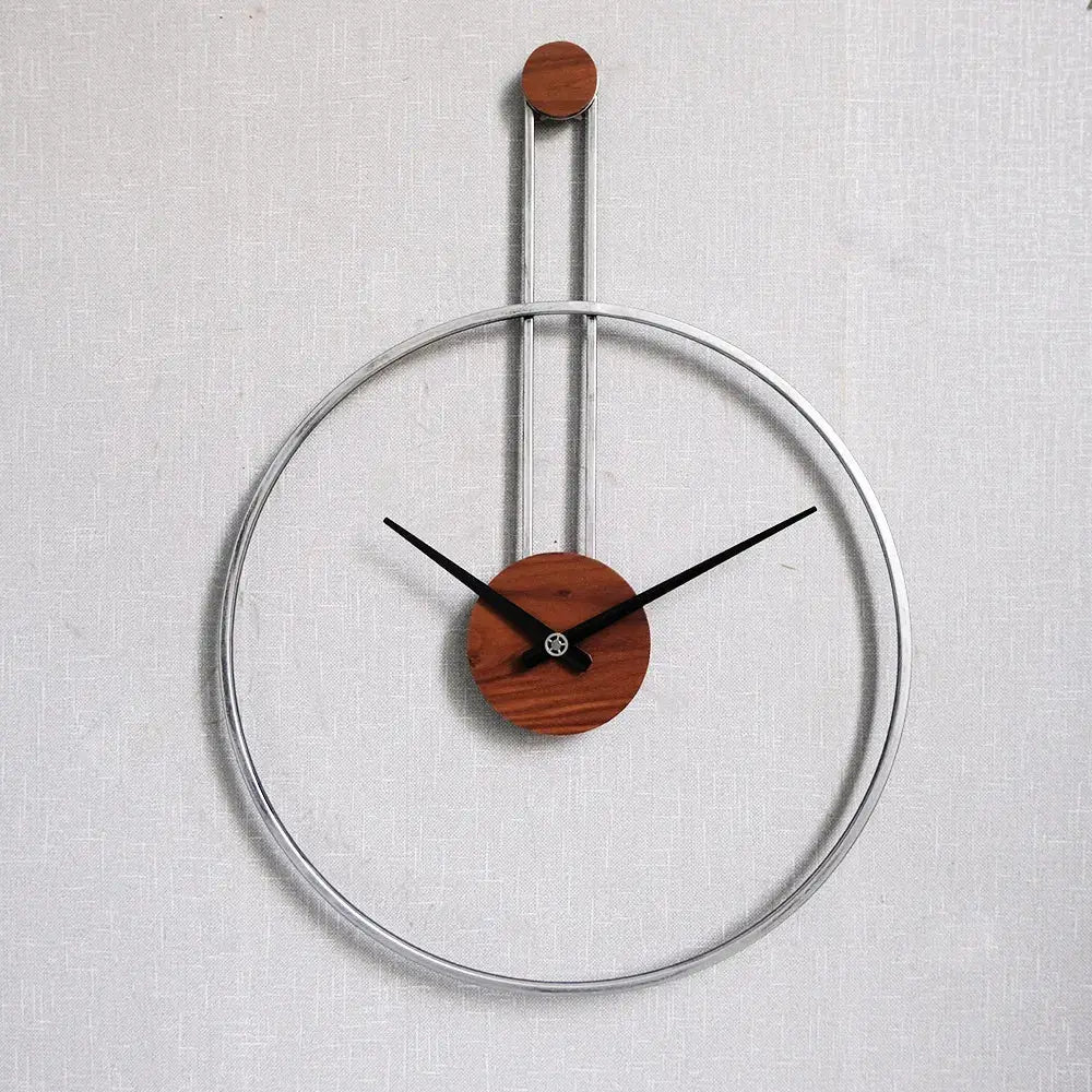 SUSPENS - Horloge murale cercle suspendu