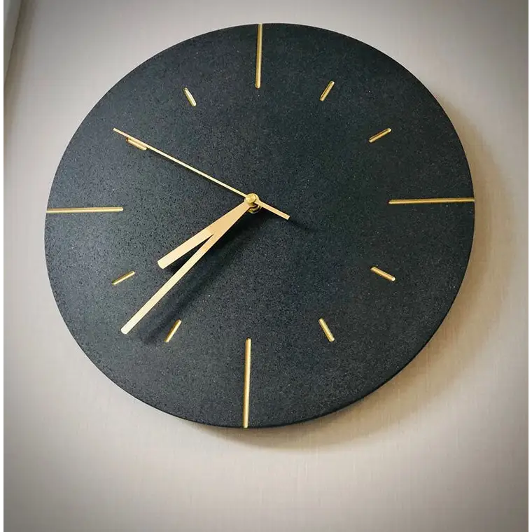 Horloge Murale Imitation Ciment