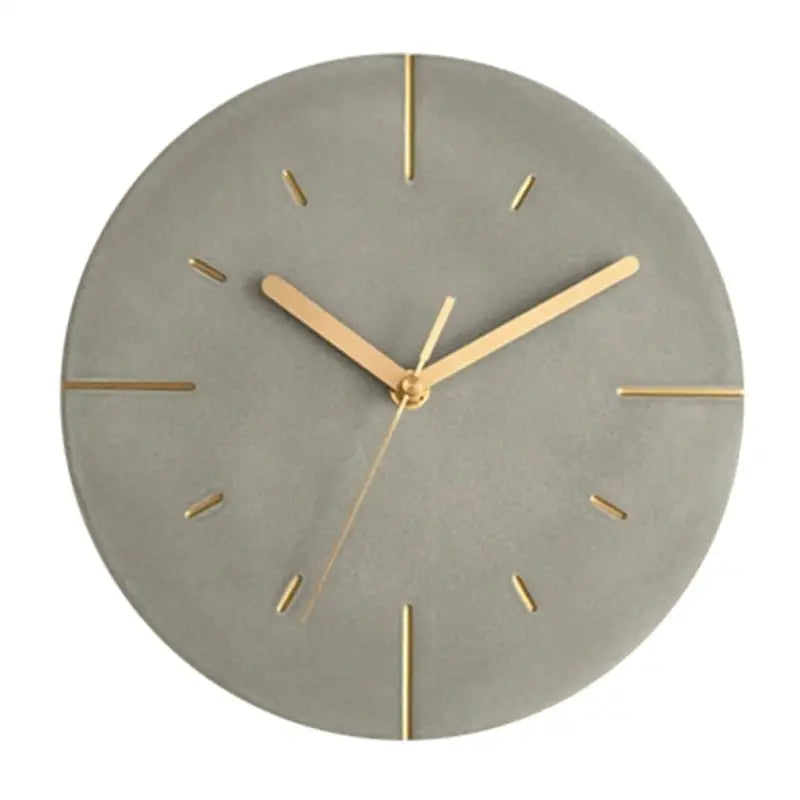 MINERAL - Horloge murale effet ciment