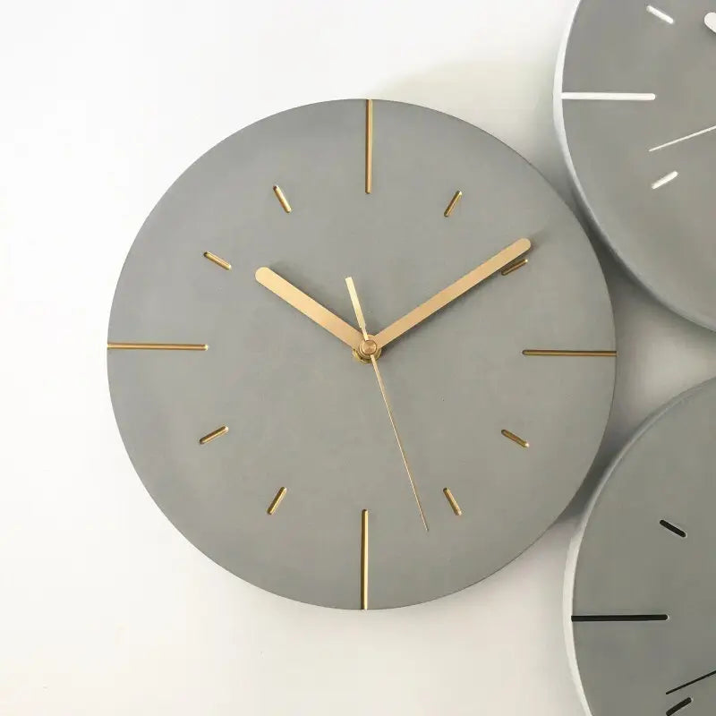Horloge Murale Imitation Ciment