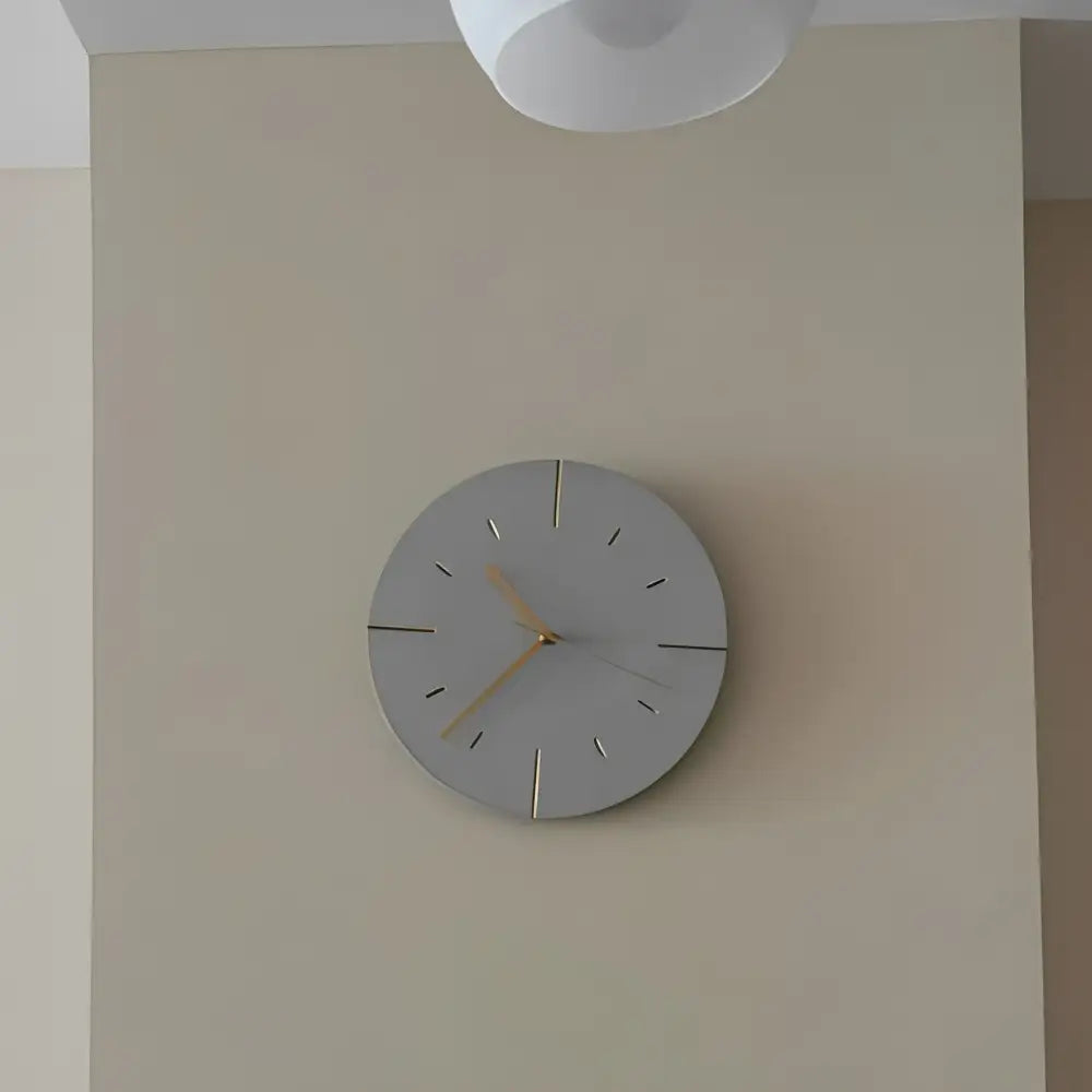 Horloge Murale Imitation Ciment