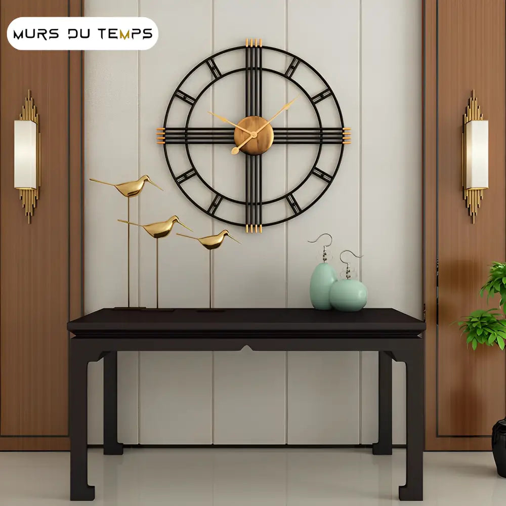 Horloge Murale Design Industrielle
