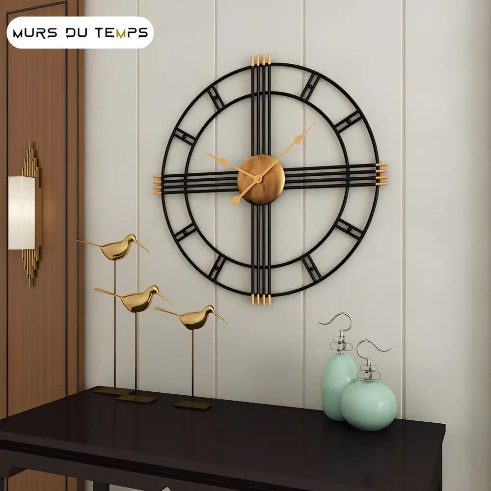 Horloge Murale Design Industrielle