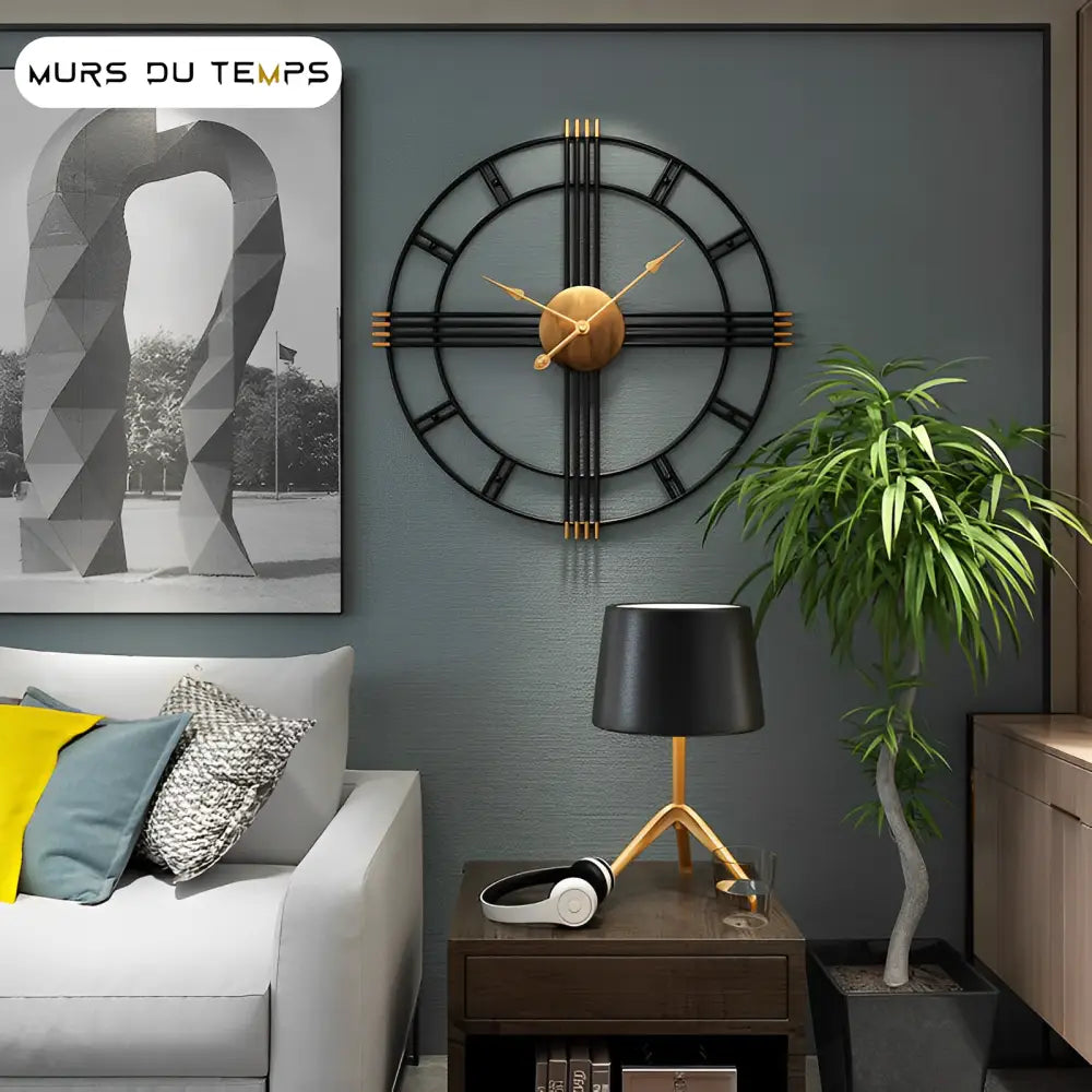 Horloge Murale Design Industrielle