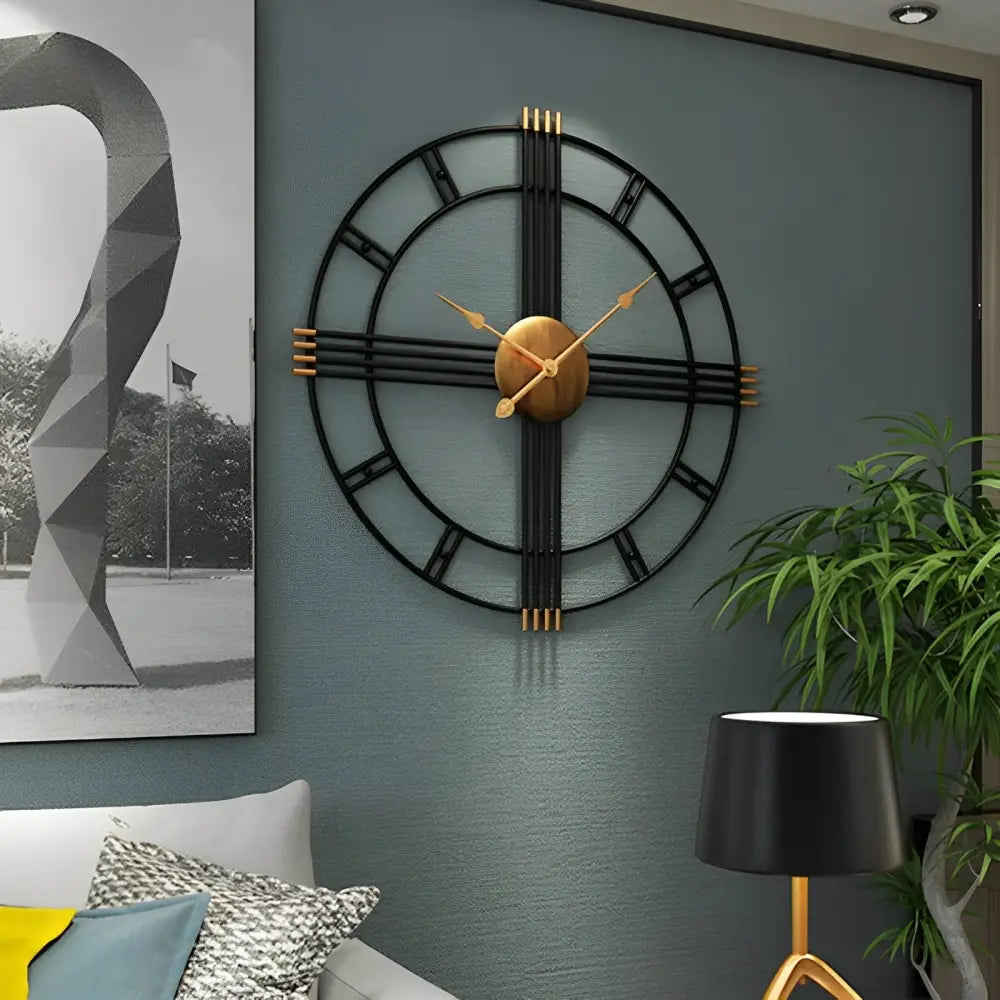 Horloge Murale Design Industrielle
