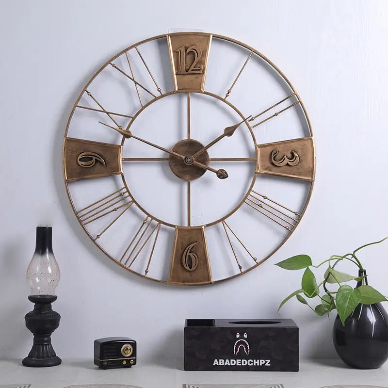 Grande Horloge Murale Style Factory