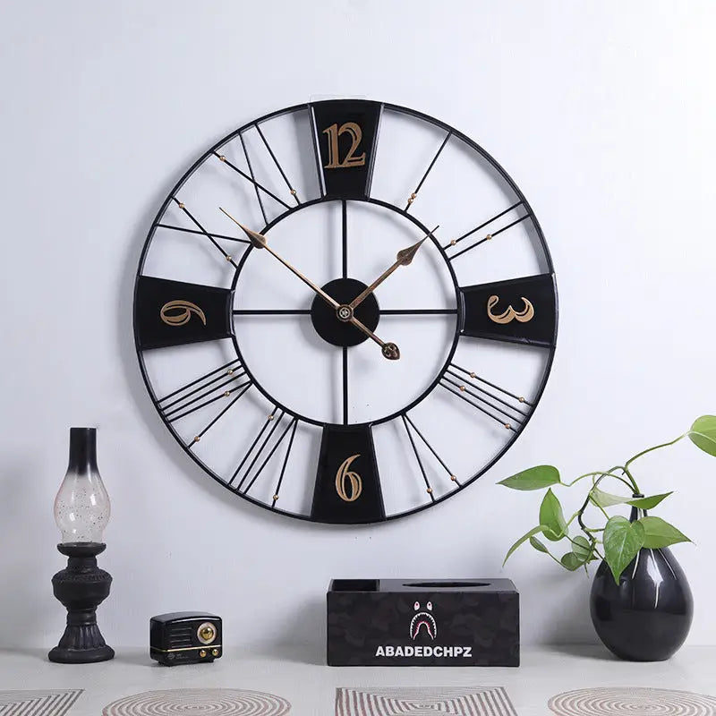 Grande Horloge Murale Style Factory