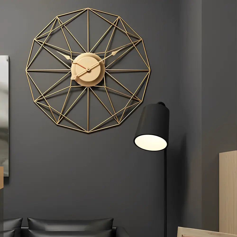 TOWER - Grande horloge murale metal