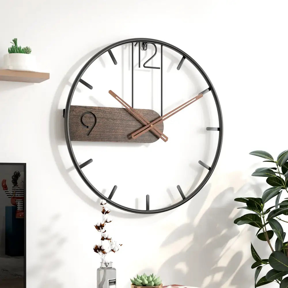Horloge Murale Rustik Moderne