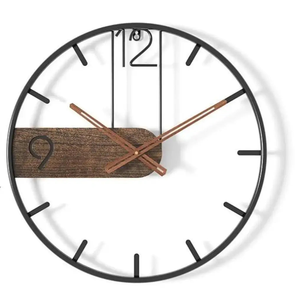 BORA - Horloge murale rustique moderne
