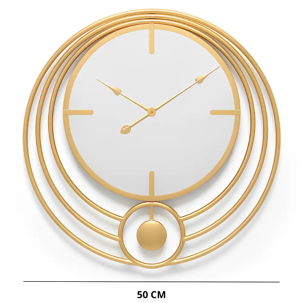 MIRO - Horloge murale miroir design