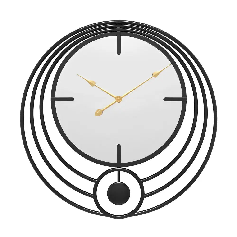 MIRO - Horloge murale miroir design