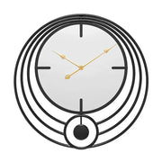 MIRO - Horloge murale miroir design