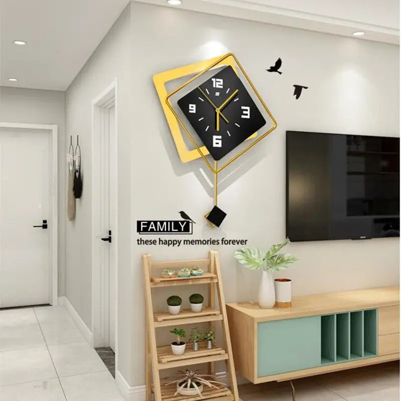 VOLUME - Horloge murale design 3D