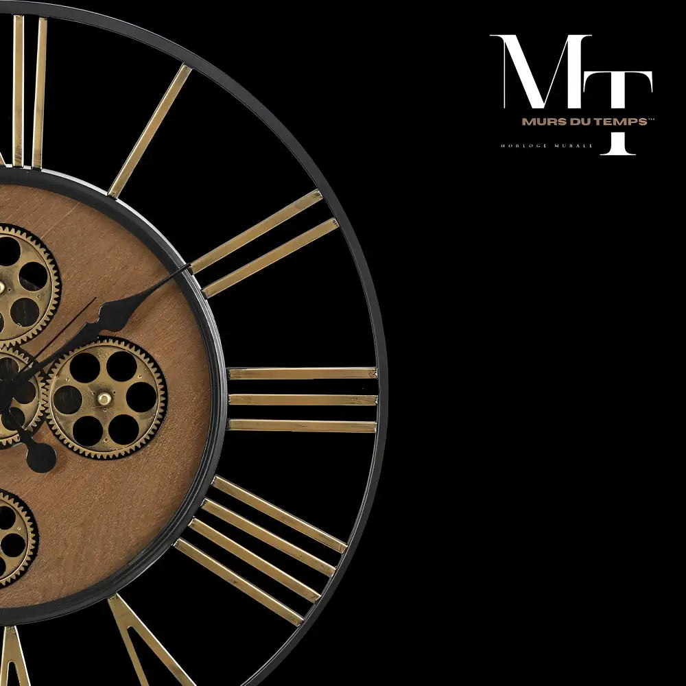 TITAN - Grande horloge murale steampunk