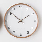 SKADI - Horloge murale nordique bois massif