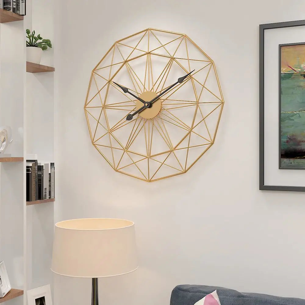 NORDIK - Horloge murale métal nordique 50 cm