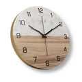 Horloge Murale Design Effet Marbre