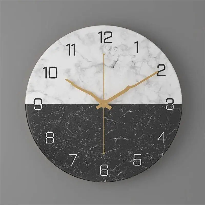 MARBEL - Horloge murale effet marbre
