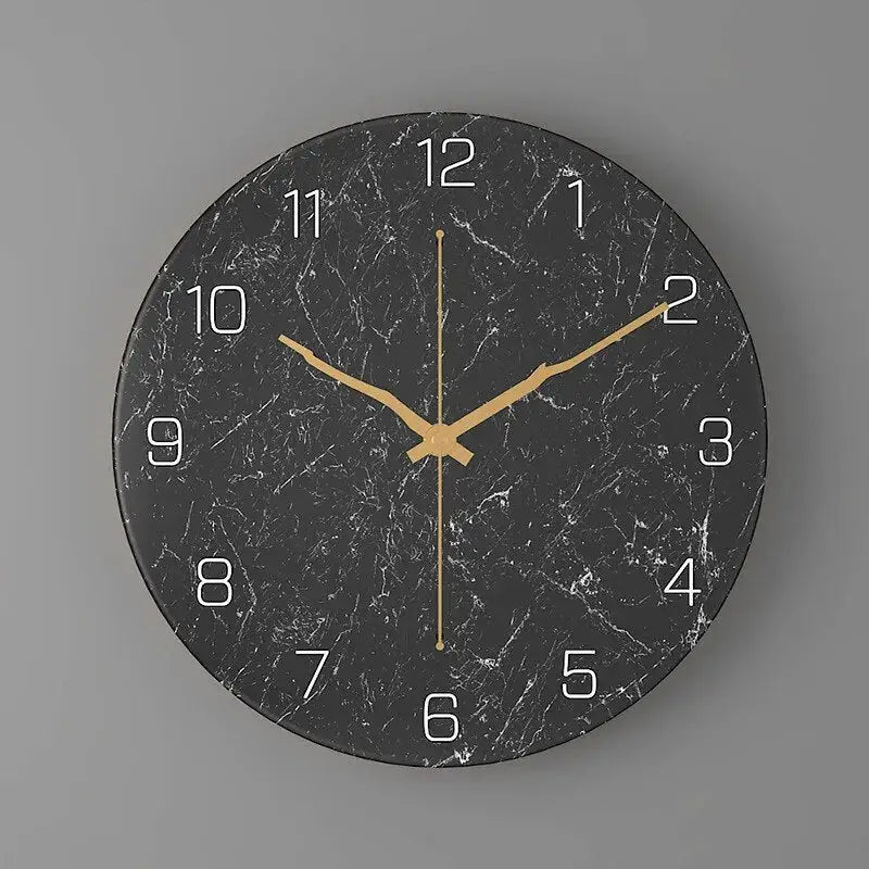 MARBEL - Horloge murale effet marbre