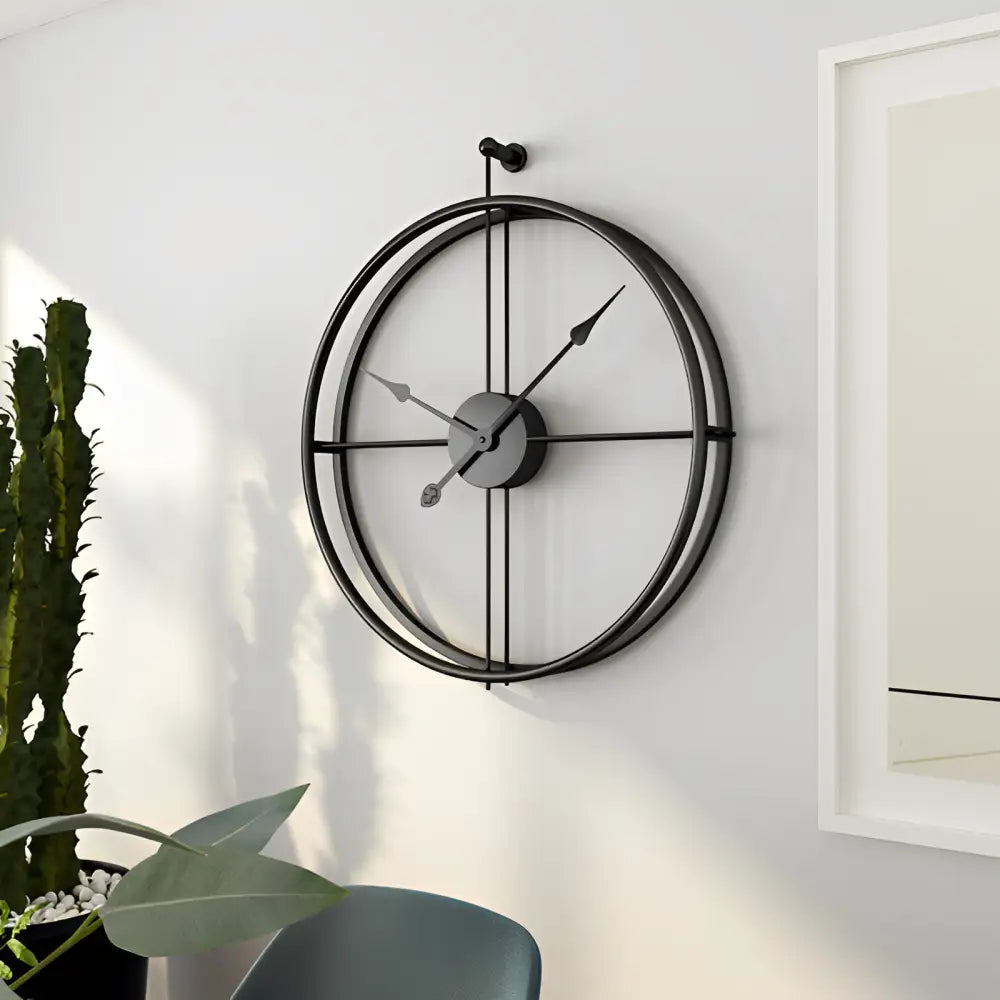 ORBITA - Grande horloge murale anneaux