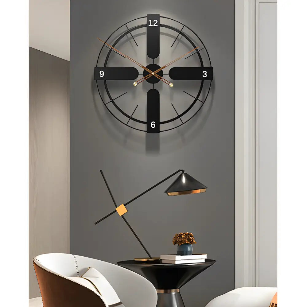 Horloge Murale Design Croisé