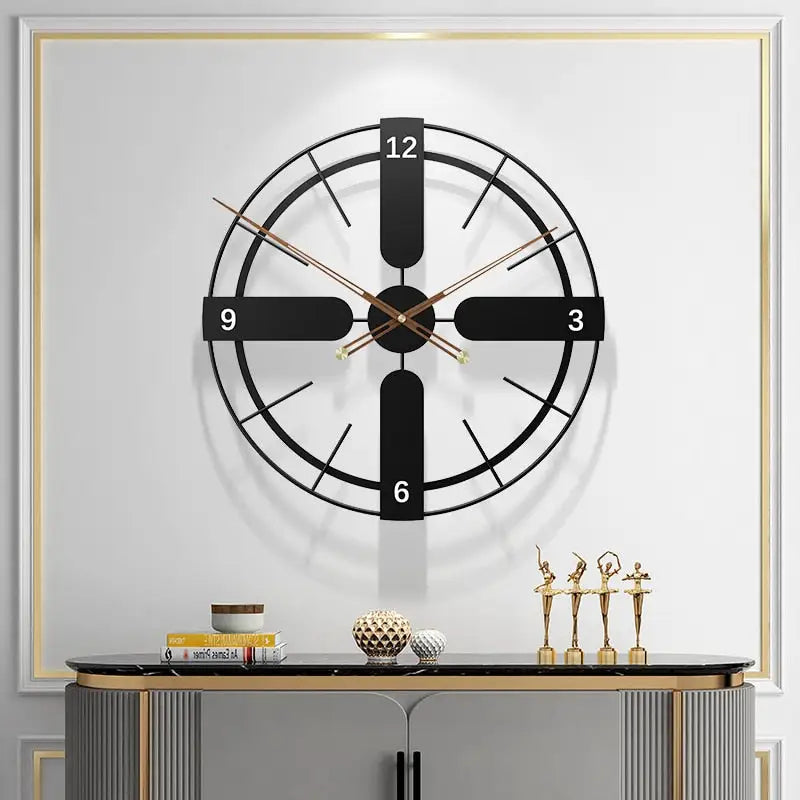 ENTRELACS - Horloge murale design croise