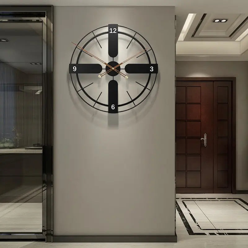 Horloge Murale Design Croisé